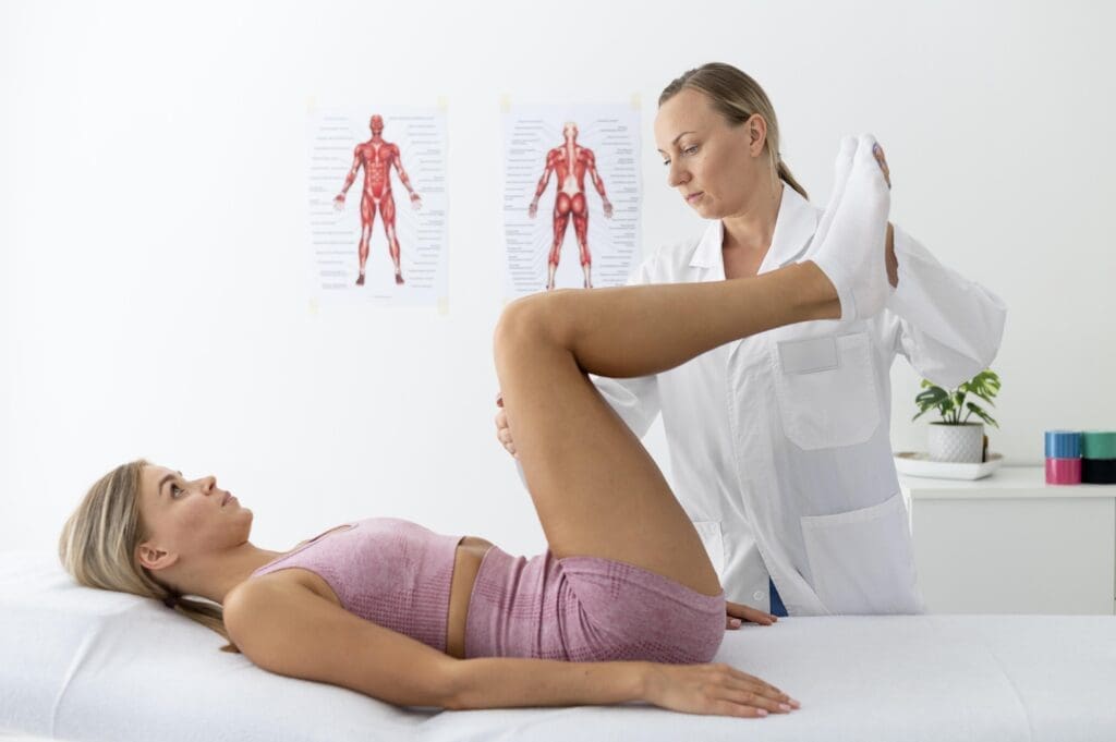 Terapia de piso pélvico - mujer en terapia
